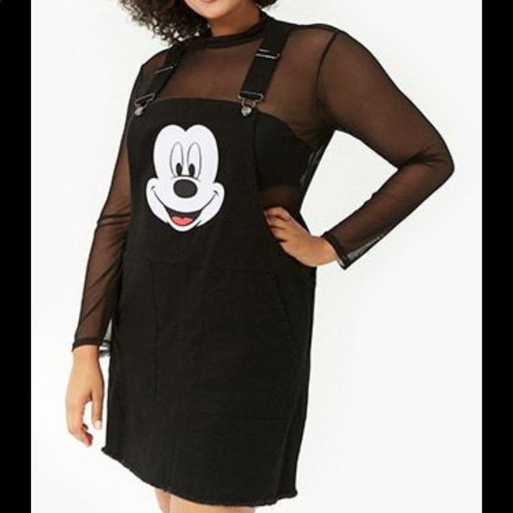 Mickey Plus Size Overall Dress Jumper overalls 3X